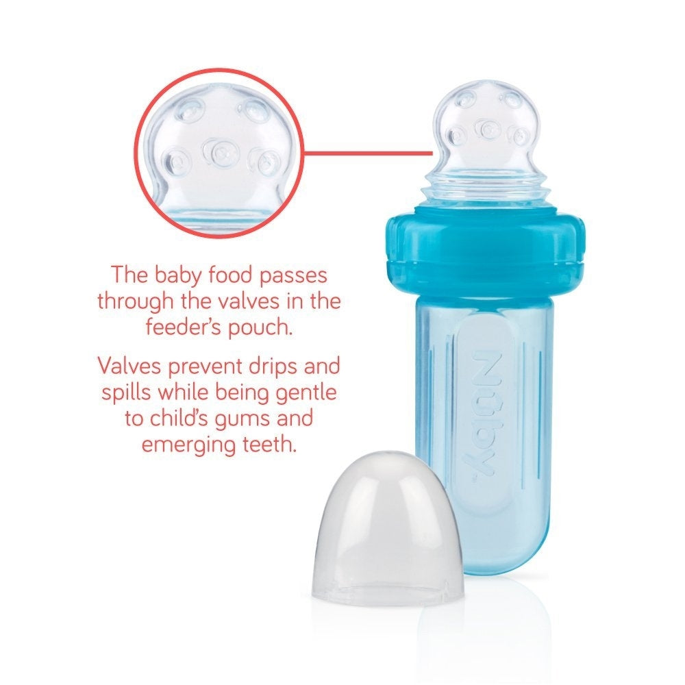 E-Z Squee-Z Silicone Baby Food Dispenser | Green