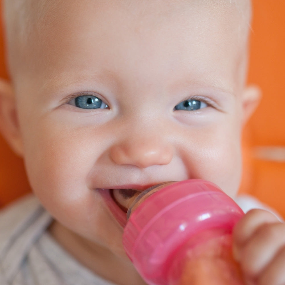 E-Z Squee-Z Silicone Baby Food Dispenser | Pink