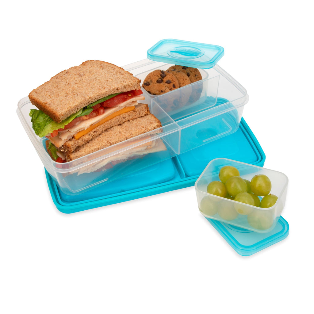 Insulated Bento Box Lunch Box | Blue Camo