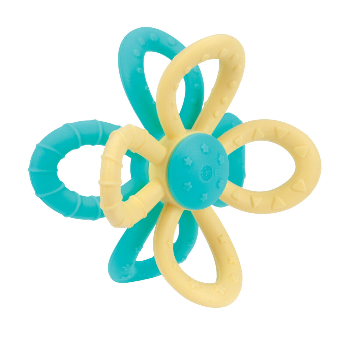 Fun Loops Teether | Aqua/Yellow